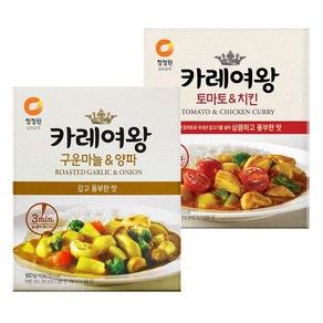 카레여왕 구운마늘&양파X6개+토마토치킨X6개, 12개, 160g