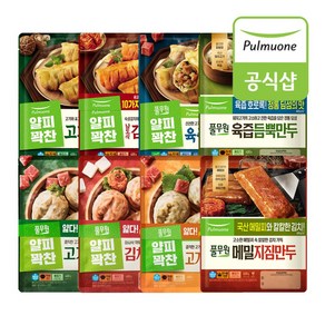 풀무원 만두 8종 12봉 골라담기, 12개, 400g