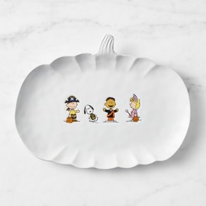 Williams Sonoma 윌리엄스소노마 피넛츠 스누피 할로윈 접시 37x30cm, 1개