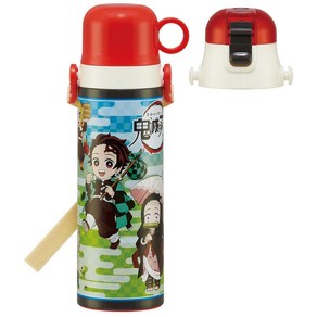 (skater) 2way 580ml 570ml waterbottle SKDC6-A 스케이터 어린이용 스테인레스수통 직접 마시기 컵 마시기 귀멸의 칼날