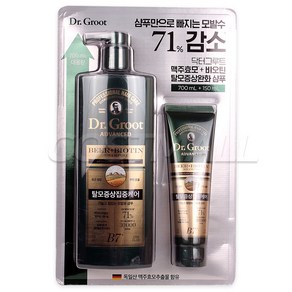 DRGROOT 닥터그루트 탈모증상 집중케어샴푸700ml+150ml, 1세트, 850ml