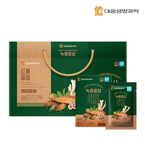 대웅생명과학 녹용홍삼 70ml 30포 1세트, 1개