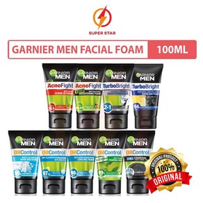 Garnier 가르니에 Men Facial Foam 100ml 남성 전용 클렌징폼