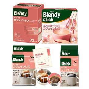 Blendy 디카페인 커피 카페인레스 인스턴트 커피 일본구매대행, 1개