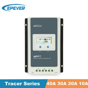 EPeve MPPT 열 충전기 컨트롤러 LCD 조절기 납산 젤 도장 플러드 배터리용 10A 20A 30A 40A 12V 24V, 01 Tace1210AN