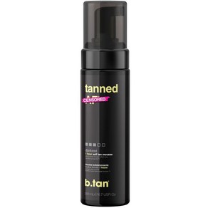 B.TAN b.tan Dak Self Tanne  Get Tanned - Fast 1 Hou Expess Sunless Tanning Mousse No Fake Tan S, tanned AF, 1개