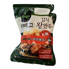 CJ 씨제이 비비고 김치왕만두 420g x 2 x 1개, 840g, 1세트