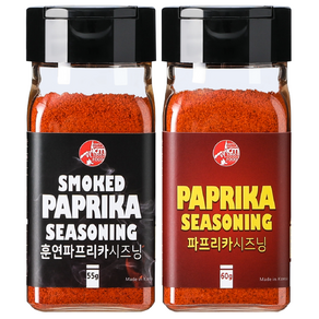 아이엠소스 파프리카시즈닝60g+훈연파프리카시즈닝-55g 2종