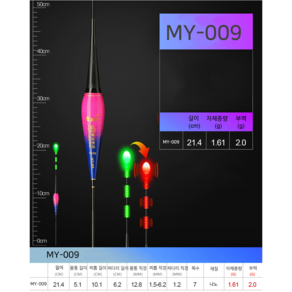 MY 스마트 변색 전자찌 케미 나노 낚시 야광 올림 내림 중층 민물, 2개, MY09