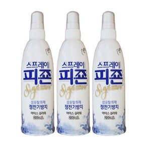 피죤 스프레이 섬유탈취 정전기방지 아이스 플라워 200ml 3개 탈취제