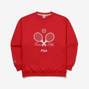 [휠라] [FILA] 클래식 테니스 맨투맨 (FS2POE3301X_RED) (FS2POE3301X_RED)
