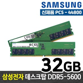 삼성전자 DDR5 32G PC5-44800 데스크탑 메모리 램32기가 RAM 램 -FYC, DDR5-5600 (32GB), 1개