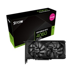 STCOM 지포스 RTX 4060 DUAL D6 8GB 그래픽카드