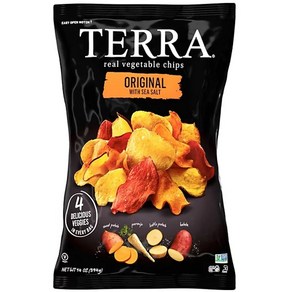 TERRA 테라 Oiginal Chips with Sea Salt 6.8oz(192g)3개, 2개, 394g