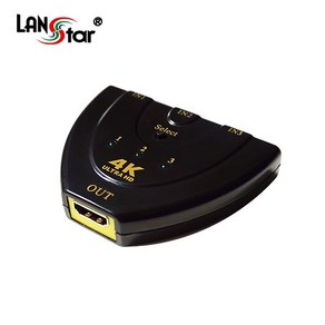 랜스타 3:1 HDMI 3 IN 1 OUT수동 선택기 LS-HS31