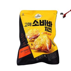 CJ고메 소바바치킨 소이허니 순살, 375g, 1개