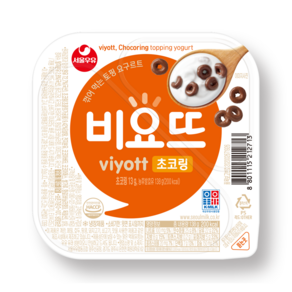 서울우유 비요뜨 초코링 138g x 12개