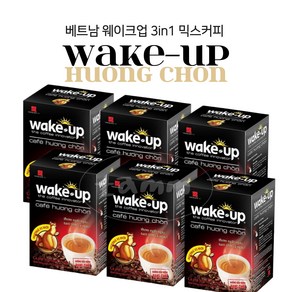 베트남 웨이크업 커피 믹스 305g x 6개 Wake up 족제비 위즐커피, 18개입, 17g