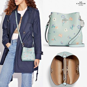 코치 미니 타운버킷 미스티칼 플로랄 Mini Town Bucket Bag Mystical Floral