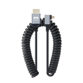 HDMI to MICRO HDMI v2.0 꺽임 스프링 케이블 BD846, 1개, 40cm