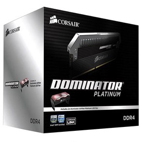 커세어 128G DDR4 PC4-25600 CL16 도미네이터 플래티넘 데스크탑용 램 + 쿨러, CMD128GX4M8B3200C16, 1개