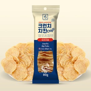 브리더랩 강아지 크런치 치킨 칩 오리지널 80g, 닭고기, 2개