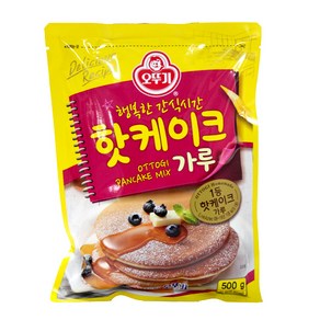 오뚜기 핫케이크가루 500g 식품 > 가루/조미료/향신료 가루 빵/떡 믹스 기타 빵믹스, 1개