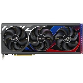 ASUS ROG Stix GeFoce RTX 4080 OC Edition 게이밍 그래픽 카드PCIe 4.0 16GB GDDR6X HDMI 2.1a 디스플레이 포트 1.4a, Black _ROG-STRIX-RTX4080-16G-G, 1개