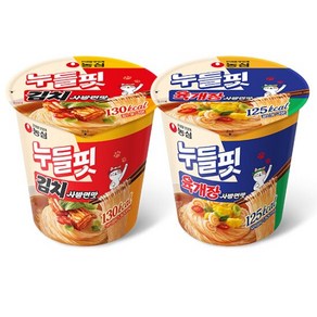 누들핏 육개장 사발면 맛 8개입/김치사발면맛