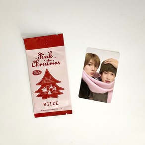 라이즈 앤톤 소희 2024 핑크 크리스마스 포토카드 포카1 RIIZE ANTON SOHEE 2024 PINK CHRISTMAS PHOTOCARD 1