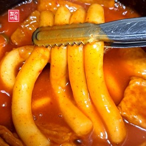 역전빨간어묵 학교앞 통통 밀 떡볶이+납작만두 세트 2인분 410g