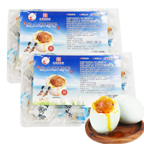 <중화국제>웨이산후 염장 오리알 야단 Salted duck egg(1판/6개입 372g) x 2판, 372g, 2개