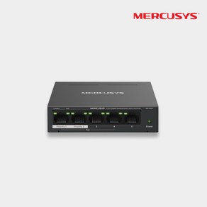 머큐시스 MS105GP 5포트 풀 기가비트 데스크탑 스위치 허브 PoE Mecusys, 1개