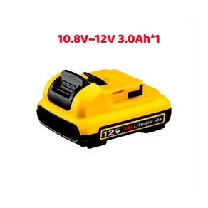 Dewalt DCB120 리튬 이온 배터리 교체 전동 공구 12V 3Ah DCD710, 03 geen