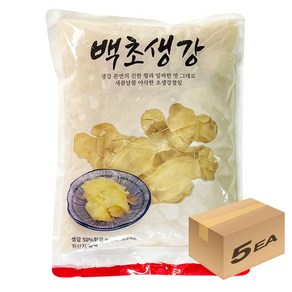 1박스) 코우 백초생강 3kg x 5개입, 5개