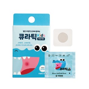 큐라틱 구강패치 키즈 (어린이용) 구강상처 입병, 10mm, 1개