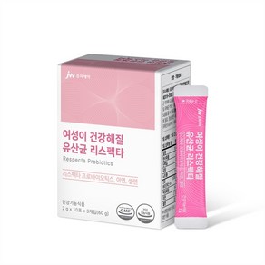 JW중외제약 여성이 건강해질 유산균 리스펙타 30p, 60g, 1개