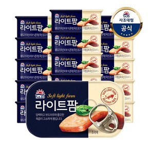 [KT알파쇼핑][사조대림] 라이트팜 115g x15개 /통조림햄/통조림