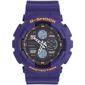 카시오 G-Shock GA-140-6A 손목시계 남성용 아날로그 디지털 스포츠 보라색