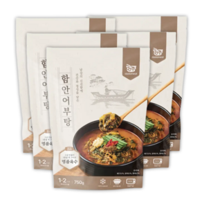 [직접 잡아 만들어 신선한] 어탕국수 어죽 어탕 함안어부탕 2인분 5팩, 5개, 750g