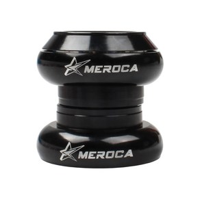 MEROCA-29.6mm 어린이 균형 자전거 슬라이딩 헤드셋 CNC 베어링 볼 세트, 02 Black, 한개옵션1