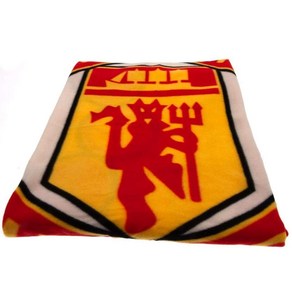 Mancheste United FC Official Fleece Blanket 맨체스터 유나이티드 FC 공식 플리스 담요, 1개, Moden