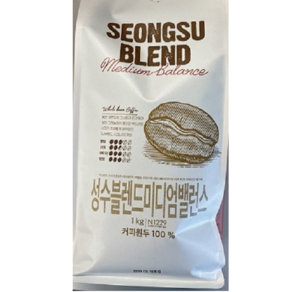 노브랜드 성수 블렌드 미디엄 밸런스 1kg 이마트, 홀빈(분쇄안함), 1개