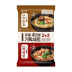 아워홈 칼칼한 포차식 우동 4인분 기획세트 485g x 1개