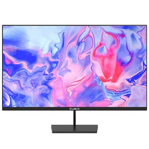 큐빅스 IPS 패널 80.58cm 32인치 컴퓨터 모니터 FHD 75Hz 내장스피커 게이밍 사무용 CX-320F75 벽걸이 모니터암 사용가능