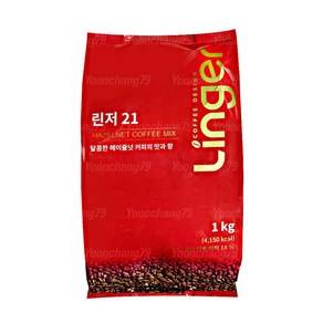 린저21 헤이즐넛 노프림 커피 1kg X 3개, 1개입, 1000g