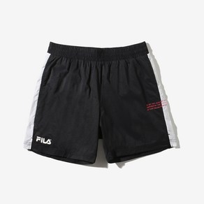 휠라 남여 공용 TEAM FILA 경량 우븐 숏팬츠 반바지 FS2TRD2202X BLK