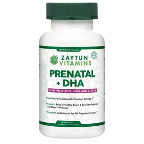 Zaytun Penatal +DHA Folic Acid Ion Ginge 60정, 1개