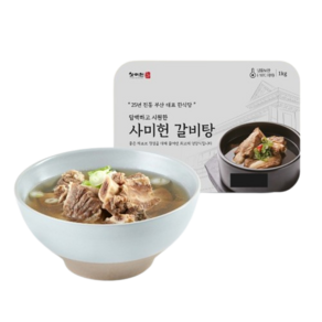 사미헌 갈비탕5팩1팩1kg, 1kg, 5개