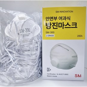 SM300 방진마스크 20개입 2급 국내생산품, 20개